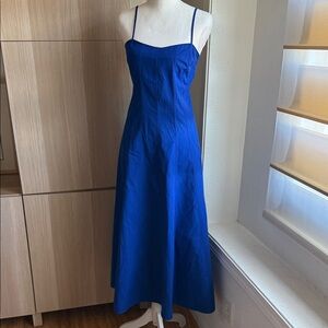 Zara Strapless Royal Blue Dress